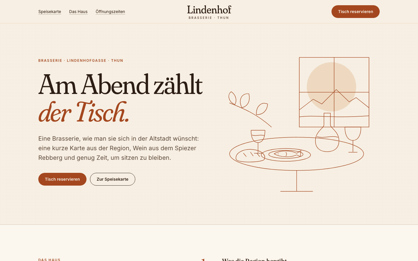 Vorschau der Konzeptdemo Brasserie Lindenhof