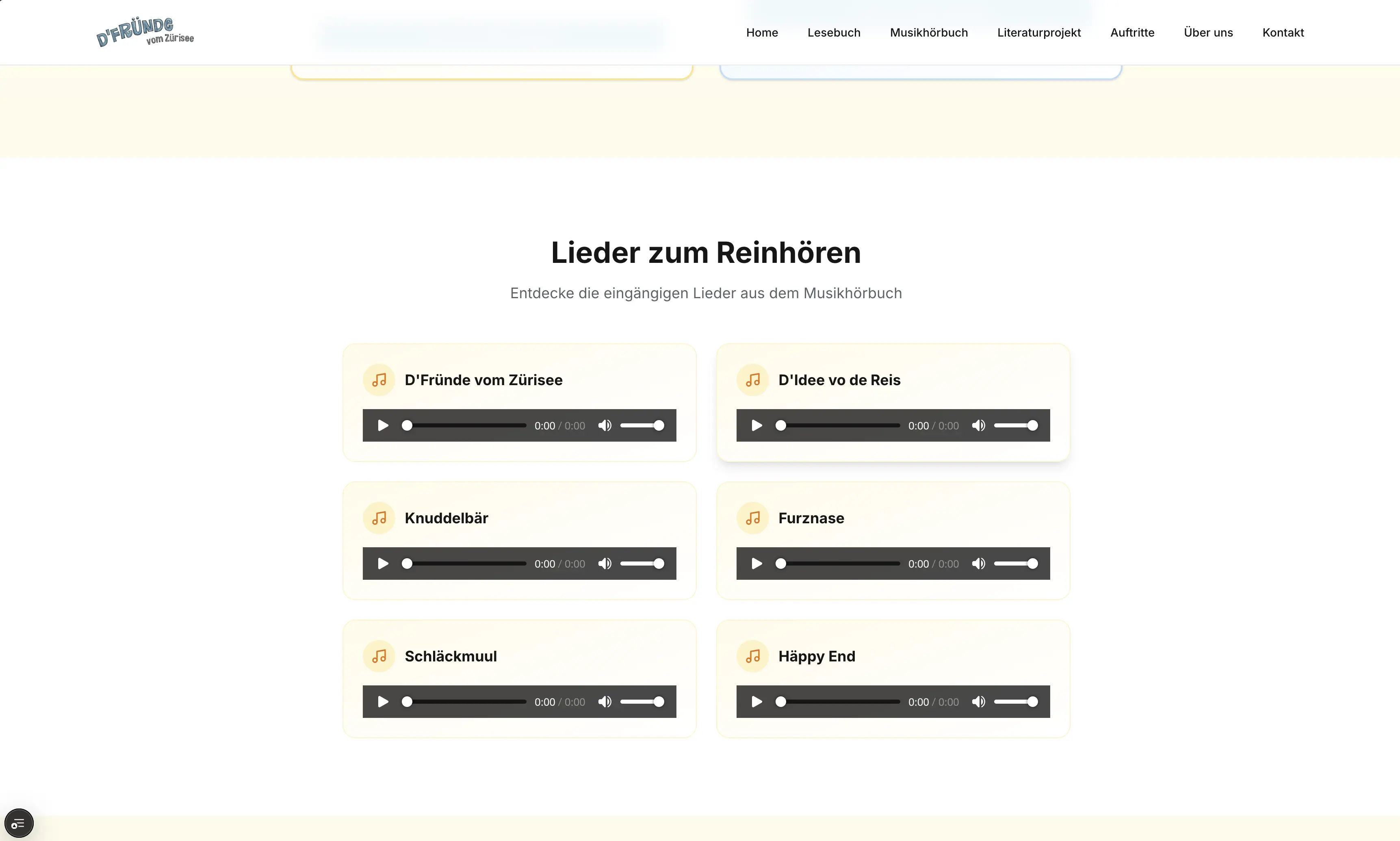 D'Fründe vom Zürisee – Produktübersicht