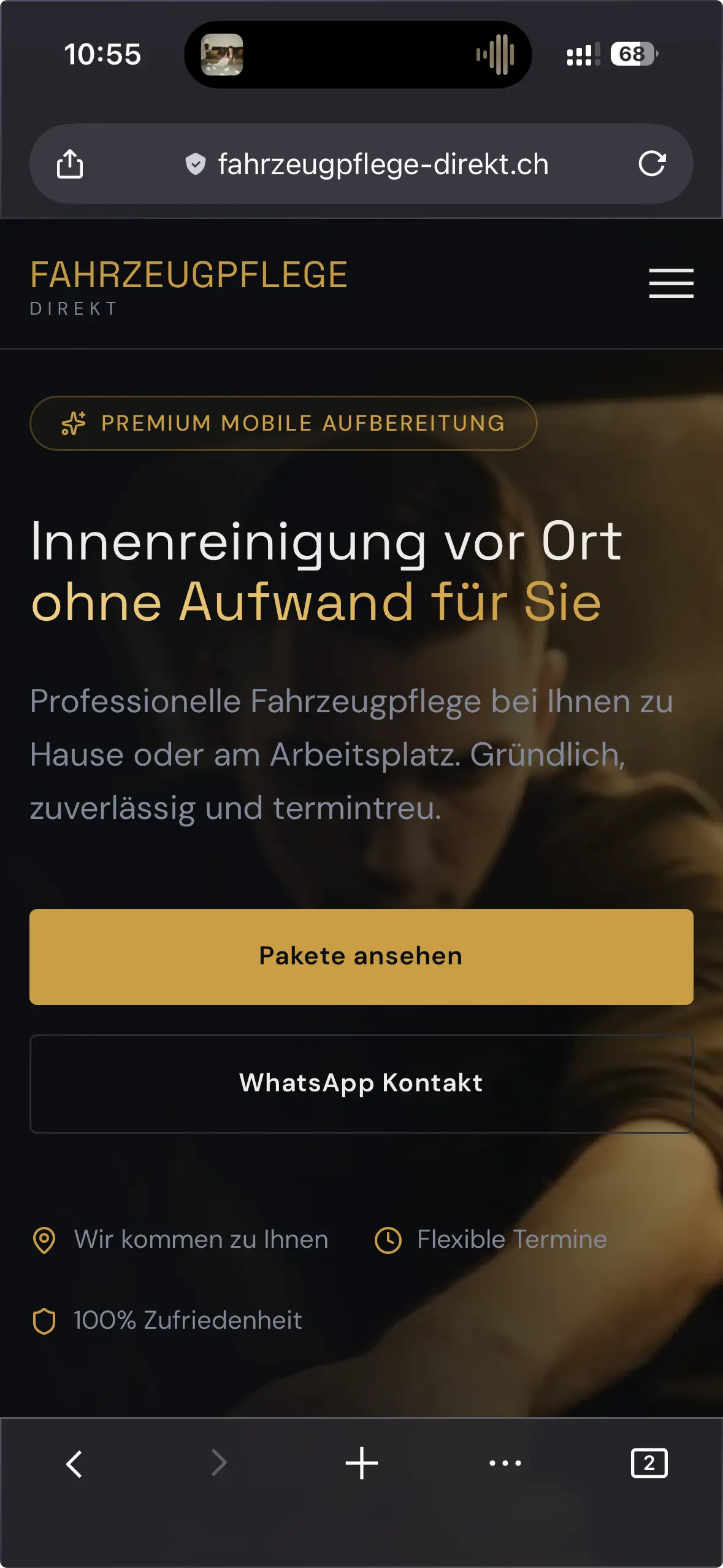 Fahrzeugpflege Direkt Mobile